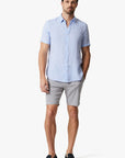 34 Heritage Linen Short Sleeve Shirt Hawaiian Ocean-Men's Shirts-Brooklyn-Vancouver-Yaletown-Canada