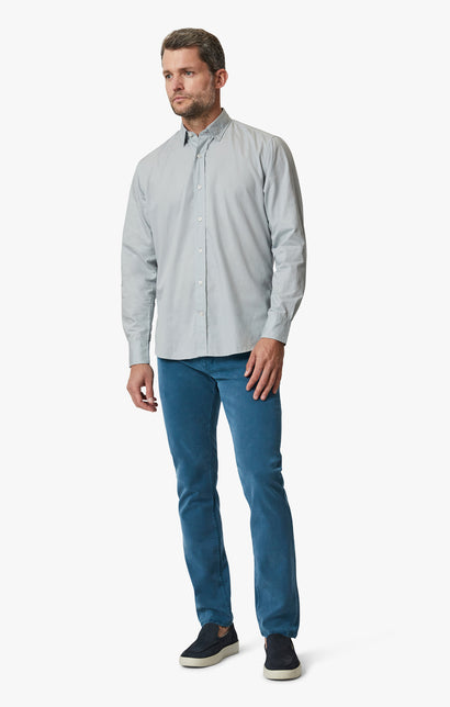 34 Heritage Luxe Twill Shirt Pearl Blue