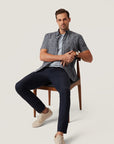 34 Heritage Cool Commuter Luxe Pants - Navy-Men's Pants-Brooklyn-Vancouver-Yaletown-Canada