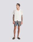 Bather Ore Iridescent Modern Trunk - Grey-Men's Shorts-Brooklyn-Vancouver-Yaletown-Canada