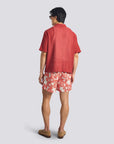 Bather Marmalade Breeze Swim Trunk - Red-Men's Shorts-Brooklyn-Vancouver-Yaletown-Canada
