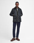 Barbour Bedale Wax Jacket - Sage-Men's Jackets-Brooklyn-Vancouver-Yaletown-Canada