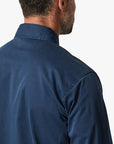 34 Heritage Overshirt Dark Blue-Men's Shirts-Howard-Surrey-Canada