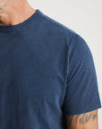 34 Heritage Slub Crew Neck Tshirt Vintage Indigo-Men's T-Shirts-Brooklyn-Vancouver-Yaletown-Canada
