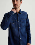 AG Shirt Aiden Western Shirt Tactile-Men's Shirts-Brooklyn-Vancouver-Yaletown-Canada