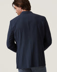 34 Heritage Matteo Seersucker Blazer - Navy-Men's Blazer-Brooklyn-Vancouver-Yaletown-Canada