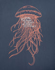 Nudie Roy Sea Noodles T-Shirt Dark Blue-Men's T-Shirts-Brooklyn-Vancouver-Yaletown-Canada