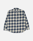 Nudie Julian Worker Shirt Checked - Blue-Men's Shirts-Brooklyn-Vancouver-Yaletown-Canada