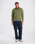 Far Afield Funnel Neck Sweatshirt - Green-Men's Sweatshirts-Brooklyn-Vancouver-Yaletown-Canada