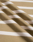 Far Afield Breton Stripe Long Sleeved T-Shirt - Sand/Cornstalk-Men's T-Shirts-Brooklyn-Vancouver-Yaletown-Canada