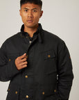 Peregrine Baxter Coat - Black-Men's Coats-Brooklyn-Vancouver-Yaletown-Canada