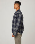 Peregrine Blunt Overshirt - William Check-Men's Shirts-Brooklyn-Vancouver-Yaletown-Canada