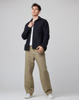 Peregrine Blunt Overshirt - Black-Men's Shirts-Brooklyn-Vancouver-Yaletown-Canada