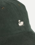 Merz Swan Logo Cap, Light Corduroy - forest-Men's Accessories-Brooklyn-Vancouver-Yaletown-Canada