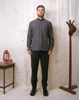 Outclass Flannel Classic Shirt - Grey Twill-Men's Shirts-Brooklyn-Vancouver-Yaletown-Canada