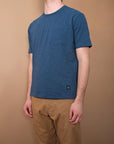Outclass Slub s/s pocket T-shirt Faded Indigo-Men's T-Shirts-Brooklyn-Vancouver-Yaletown-Canada
