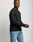 Easy Mondays Organic Cotton Sweatshirt Black-Men's Sweatshirts-Brooklyn-Vancouver-Yaletown-Canada