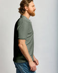 Easy Mondays Towel Terry Polo Thyme-Men's T-Shirts-Brooklyn-Vancouver-Yaletown-Canada