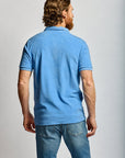 Easy Mondays Towel Terry Polo Azure-Men's T-Shirts-Brooklyn-Vancouver-Yaletown-Canada