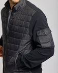 Easy Mondays Quilted Nylon Jacket Black-Men's Jackets-Brooklyn-Vancouver-Yaletown-Canada