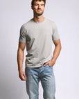 Easy Mondays Crew Neck T-Shirt - Stone-Men's T-Shirts-Brooklyn-Vancouver-Yaletown-Canada