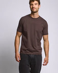 Easy Mondays Crew Neck T-Shirt - Espresso-Men's T-Shirts-Brooklyn-Vancouver-Yaletown-Canada