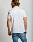 Easy Mondays Slub Cotton Polo White-Men's T-Shirts-Brooklyn-Vancouver-Yaletown-Canada