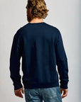 Easy Mondays Slub Cotton Sweatshirt Navy-Men's Sweatshirts-Brooklyn-Vancouver-Yaletown-Canada