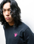 Edwin Long Sleeve Tee - Navy Punk Logo