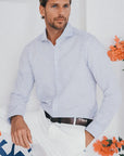 Ploumanach Harrison Cloque Shirt - Anice-Men's Shirts-Brooklyn-Vancouver-Yaletown-Canada