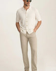 34 Heritage Button Down Sweater Silver Birch-Men's Sweaters-Brooklyn-Vancouver-Yaletown-Canada