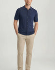 34 Heritage Button Down Sweater Dress Blues-Men's Sweaters-Brooklyn-Vancouver-Yaletown-Canada