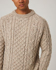 Peregrine Hudson Aran Jumper - Skiddaw-Men's Sweaters-Brooklyn-Vancouver-Yaletown-Canada