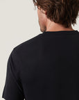 34 Heritage Pique Tee - Black-Men's T-Shirts-Brooklyn-Vancouver-Yaletown-Canada