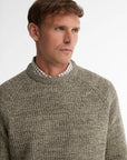 Barbour Horseford Crew Neck Jumper - Shadow Green-Men's Sweaters-Brooklyn-Vancouver-Yaletown-Canada