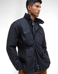 Barbour Sapper Wax Jacket - Black/Classic-Men's Jackets-Brooklyn-Vancouver-Yaletown-Canada