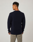 Peregrine Makers Crew Jumper - Navy-Men's Sweaters-Brooklyn-Vancouver-Yaletown-Canada
