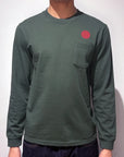 Edwin Long Sleeve Tee - Green Rising Sun