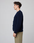 Peregrine River Cardigan - Navy-Men's Sweaters-Brooklyn-Vancouver-Yaletown-Canada