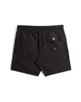 Bather Solid Black Swim Trunk - Black-Men's Shorts-Brooklyn-Vancouver-Yaletown-Canada