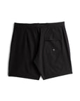 Bather Solid Black Technical Surf Trunk - Black-Men's Shorts-Brooklyn-Vancouver-Yaletown-Canada