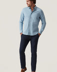 34 Heritage Denim Shirt Bleach-Men's Shirts-Brooklyn-Vancouver-Yaletown-Canada