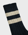 Far Afield Dos Stripe Socks - Blue-Men's Accessories-Brooklyn-Vancouver-Yaletown-Canada
