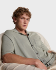 Arovescio Polo With Pocket - Grape Leaf-Men's Sweaters-Brooklyn-Vancouver-Yaletown-Canada