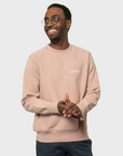 18Waits Classic Crewneck Dusty Rose-Men's Sweatshirts-Brooklyn-Vancouver-Yaletown-Canada