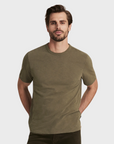 34 Heritage Slub Crew Neck T-Shirt Kalamata-Men's T-Shirts-Brooklyn-Vancouver-Yaletown-Canada