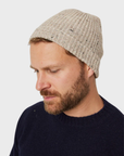 Peregrine Porter Ribbed Beanie - Oatmeal-Men's Accessories-Brooklyn-Vancouver-Yaletown-Canada