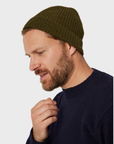 Peregrine Porter Ribbed Beanie - Olive-Men's Accessories-Brooklyn-Vancouver-Yaletown-Canada