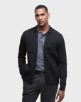 Barbour Croscombe Knitted Zip Through - Charcoal Marl-Men's Sweaters-Brooklyn-Vancouver-Yaletown-Canada