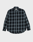 Nudie Julian Worker Shadow Check Shirt Black-Men's T-Shirts-Brooklyn-Vancouver-Yaletown-Canada